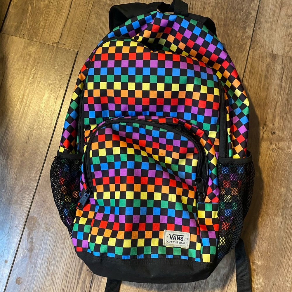 Vans Colorful Checkered Backpack